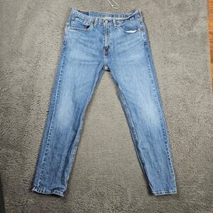 Levi 505 Regular Fit Jeans W34 L30 Mens Blue‎ Denim
